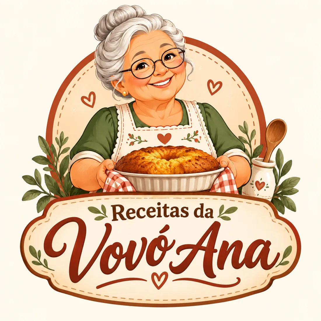 Logotipo Receitas da Vovó Ana